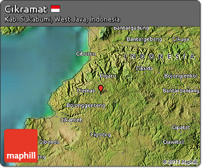 Satellite Map of Cikramat