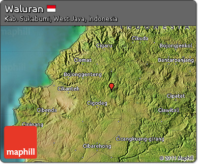 Satellite Map of Waluran
