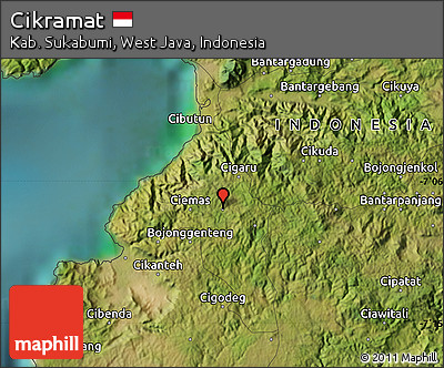 Satellite Map of Cikramat