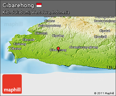Physical Panoramic Map of Cibarehong