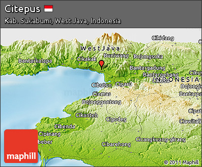 Physical Panoramic Map of Citepus