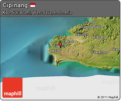 Satellite Panoramic Map of Cipinang