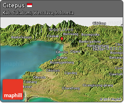 Satellite Panoramic Map of Citepus