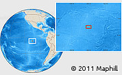 Shaded Relief Location Map of the area around 7° 10' 2" S, 106° 10' 30" W