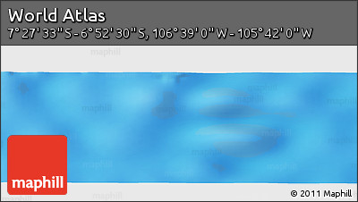Physical Panoramic Map of the Area around 7° 10' 2" S, 106° 10' 30" W