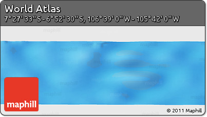 Physical Panoramic Map of the Area around 7° 10' 2" S, 106° 10' 30" W