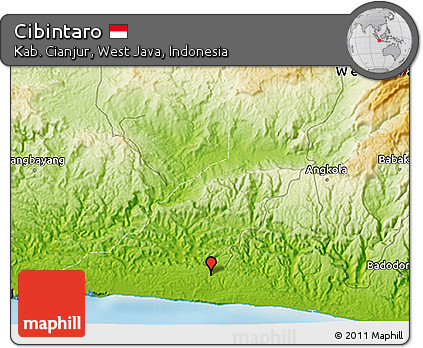 Physical 3D Map of Cibintaro