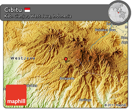 Physical 3D Map of Cibitu