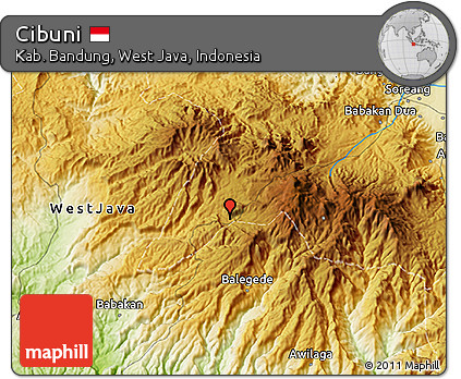Physical 3D Map of Cibuni