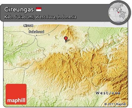 Physical 3D Map of Cireungas