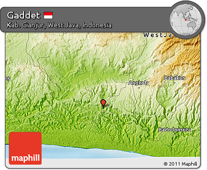 Physical 3D Map of Gaddet