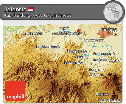 Physical 3D Map of Jalantir