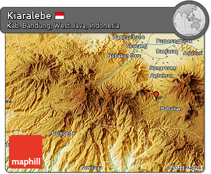 Physical 3D Map of Kiaralebe