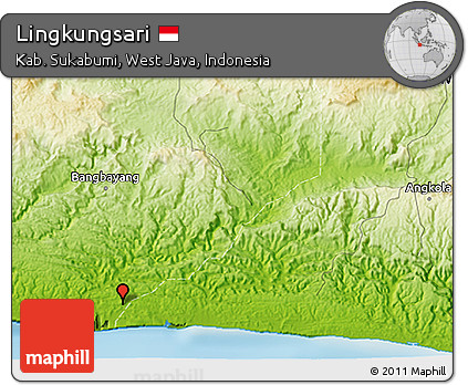 Physical 3D Map of Lingkungsari
