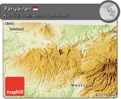 Physical 3D Map of Panyairan
