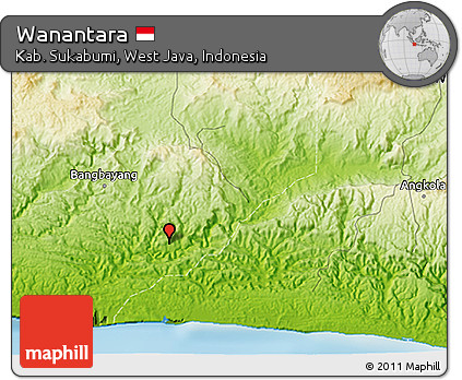 Physical 3D Map of Wanantara