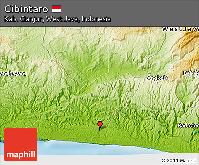 Physical 3D Map of Cibintaro