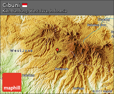 Physical 3D Map of Cibuni