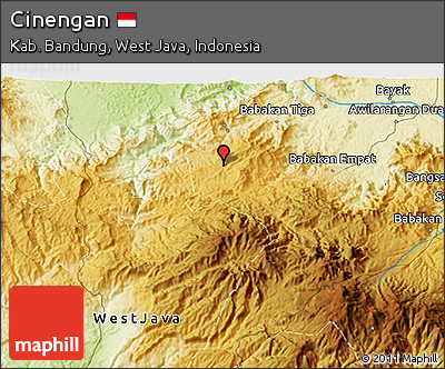Physical 3D Map of Cinengan