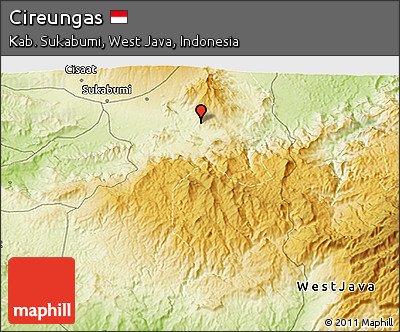 Physical 3D Map of Cireungas