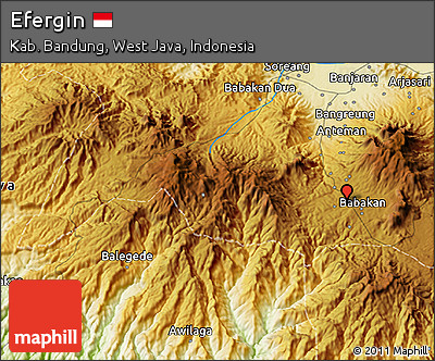 Physical 3D Map of Efergin