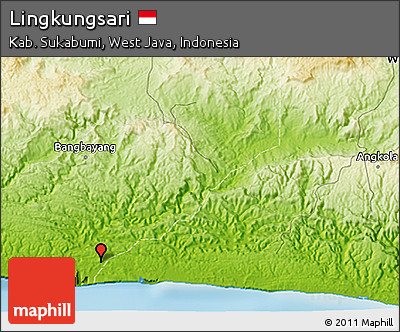 Physical 3D Map of Lingkungsari