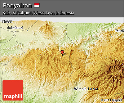 Physical 3D Map of Panyairan
