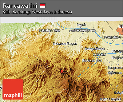 Physical 3D Map of Rancawalini
