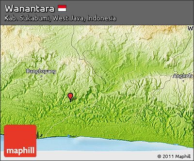 Physical 3D Map of Wanantara