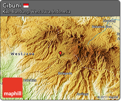 Physical 3D Map of Cibuni