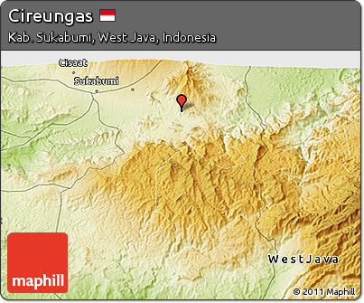 Physical 3D Map of Cireungas