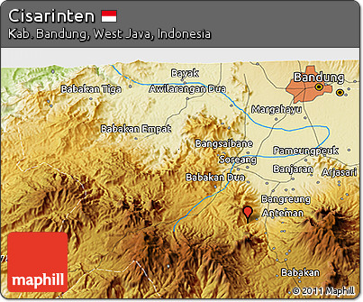 Physical 3D Map of Cisarinten