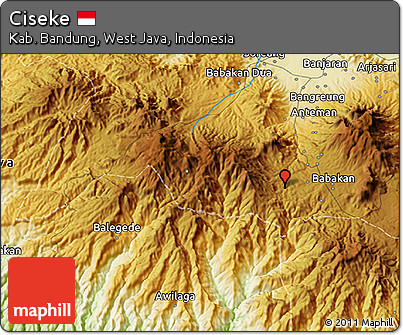 Physical 3D Map of Ciseke