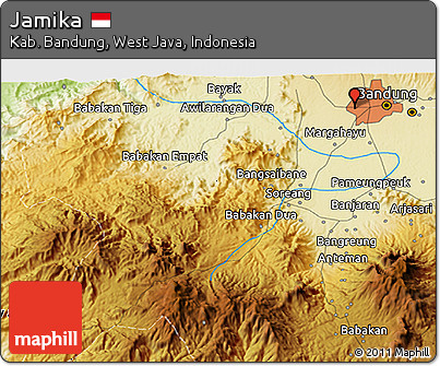 Physical 3D Map of Jamika