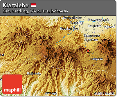 Physical 3D Map of Kiaralebe