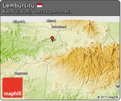 Physical 3D Map of Lembursitu