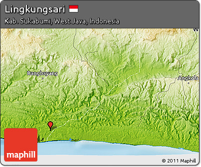 Physical 3D Map of Lingkungsari