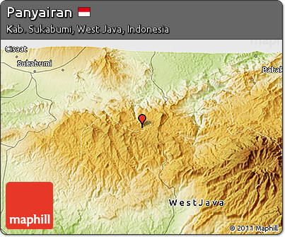 Physical 3D Map of Panyairan