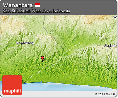 Physical 3D Map of Wanantara
