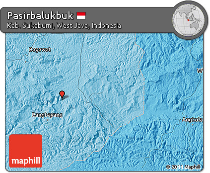 Political 3D Map of Pasirbalukbuk