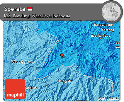 Political 3D Map of Sperata