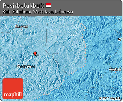 Political 3D Map of Pasirbalukbuk