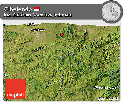 Satellite 3D Map of Cibelendo