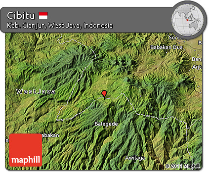 Satellite 3D Map of Cibitu