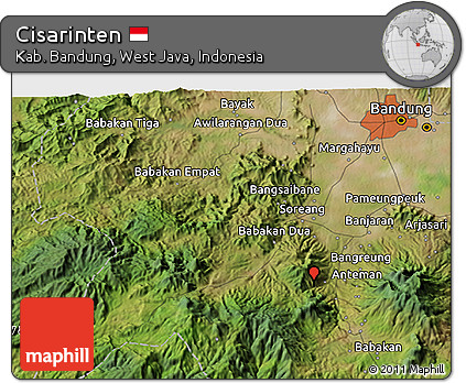 Satellite 3D Map of Cisarinten