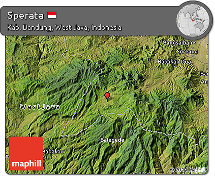 Satellite 3D Map of Sperata