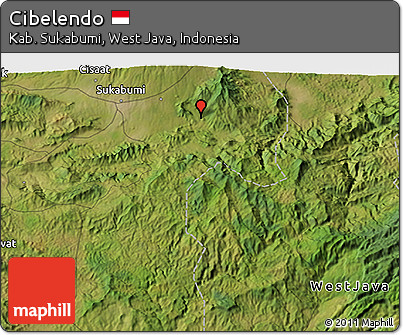 Satellite 3D Map of Cibelendo