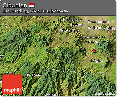 Satellite 3D Map of Cibunian