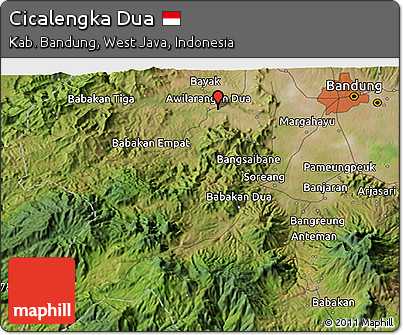 Satellite 3D Map of Cicalengka Dua