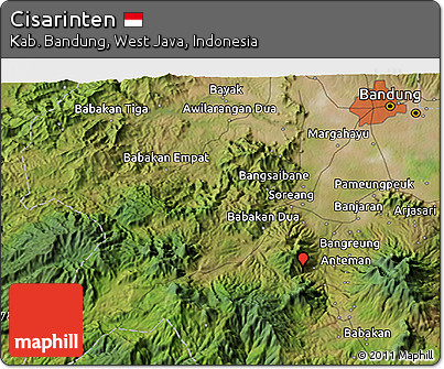 Satellite 3D Map of Cisarinten